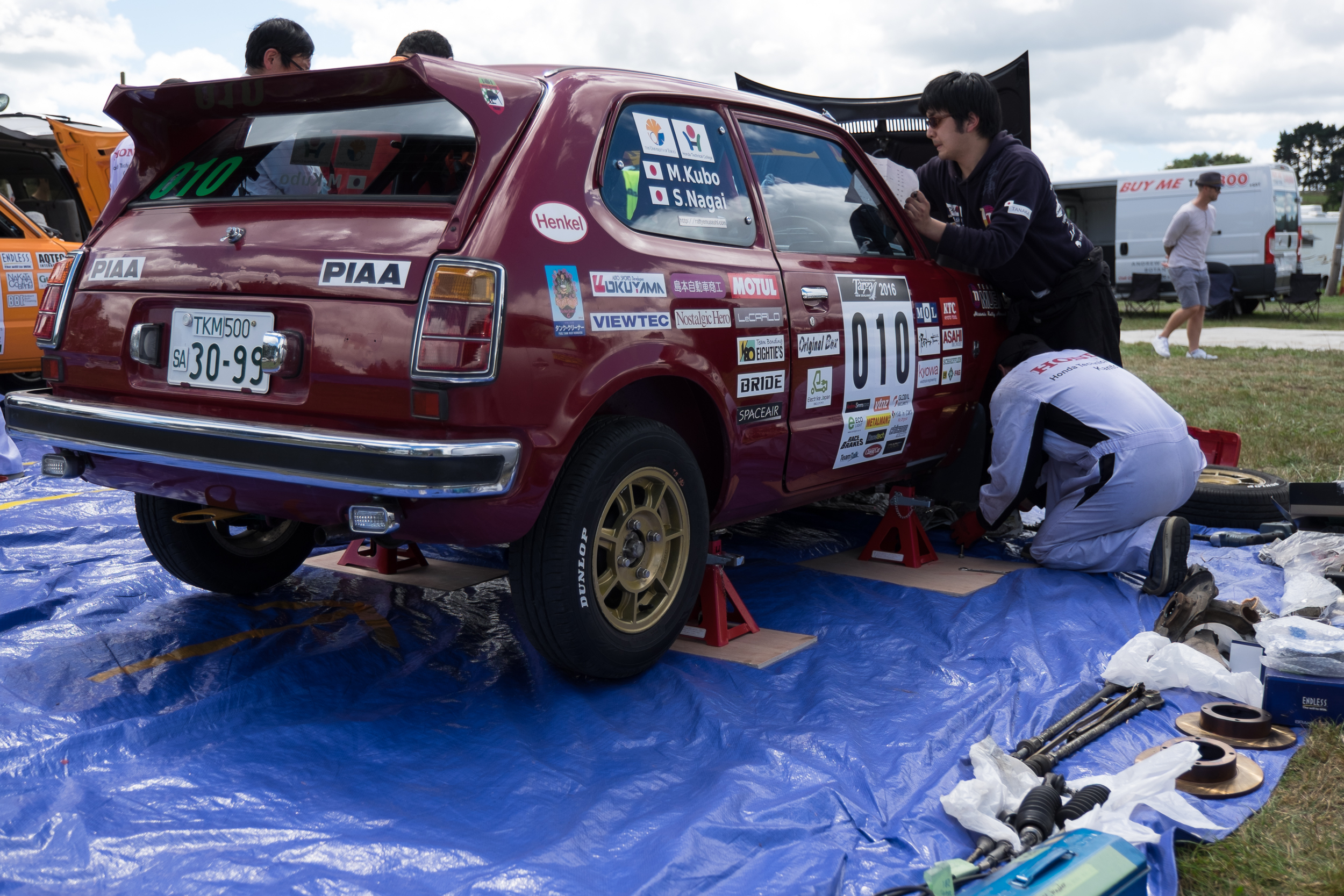 International driver at Targa